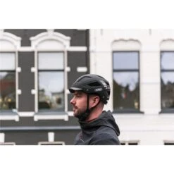 ABUS Casque De Vélo "Hyban 2.0 LED" Noir -Plein Air Fournitures Boutique abus casque de velo hyban 20 led noir 4