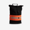 BTWIN BANDEAU DE VISIBILITE DE SAC JOUR NUIT ORANGE FLUO
