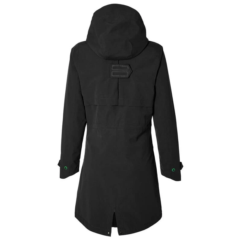 BASIL Parka De Pluie Pour Vélo Mosse Femme Noir 2 BASIL Parka De Pluie Pour Vélo Mosse Femme Noir – Image 2
