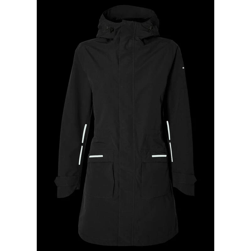 BASIL Parka De Pluie Pour Vélo Mosse Femme Noir 4 BASIL Parka De Pluie Pour Vélo Mosse Femme Noir – Image 4
