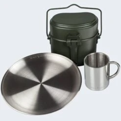 Batterie De Cuisine De Camping, Assiette Plate Et Tasse Isotherme Set 8 Batterie De Cuisine De Camping, Assiette Plate Et Tasse Isotherme Set -Plein Air Fournitures Boutique batterie de cuisine de camping assiette plate et tasse isotherme set 2