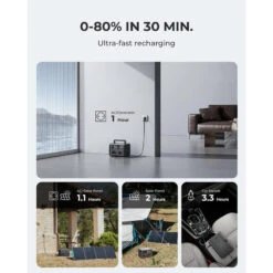 BLUETTI Générateur Électrique EB3A+PV200 268Wh/600W LiFePO4 Batterie Pour Voyage -Plein Air Fournitures Boutique bluetti generateur electrique eb3apv200 268wh600w lifepo4 batterie pour voyage 3