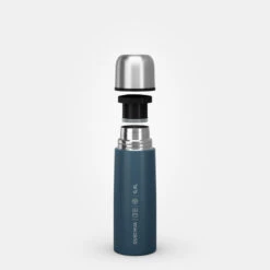 Quechua Bouteille Isotherme Inox 0,4L Avec Gobelet Pour La Randonnée - Bleu -Plein Air Fournitures Boutique bouteille isotherme inox 04l avec gobelet pour la randonnee bleu 7