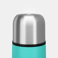 Quechua Bouteille Isotherme Inox 0,4L Avec Gobelet Pour La Randonnée - Turquoise -Plein Air Fournitures Boutique bouteille isotherme inox 04l avec gobelet pour la randonnee turquoise 3