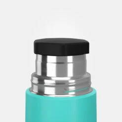 Quechua Bouteille Isotherme Inox 0,4L Avec Gobelet Pour La Randonnée - Turquoise -Plein Air Fournitures Boutique bouteille isotherme inox 04l avec gobelet pour la randonnee turquoise 4