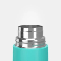 Quechua Bouteille Isotherme Inox 0,4L Avec Gobelet Pour La Randonnée - Turquoise -Plein Air Fournitures Boutique bouteille isotherme inox 04l avec gobelet pour la randonnee turquoise 5