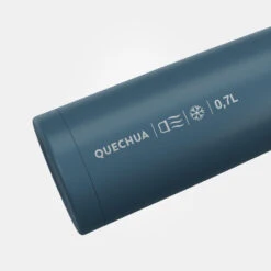 Quechua Bouteille Isotherme Inox 0,7L Avec Gobelet Pour La Randonnée - Bleu -Plein Air Fournitures Boutique bouteille isotherme inox 07l avec gobelet pour la randonnee bleu 2