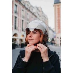 Casque Urbain Jet Tandem Noir Mat Avec Visière -Plein Air Fournitures Boutique casque urbain jet tandem noir mat avec visiere 5