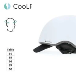 Casque Vélo Adulte 54-58 Cm Multisport Blanc Avec Casquette Amovible Intégrée -Plein Air Fournitures Boutique casque velo adulte 54 58 cm multisport blanc avec casquette amovible integree 5