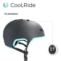 Casque Vélo Adulte 54-58 Cm Multisport Noir/Bleu -Plein Air Fournitures Boutique casque velo adulte 54 58 cm multisport noirbleu 4