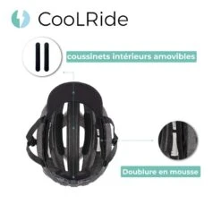 Casque Vélo Adulte Avec LED 52-58 Cm Multisport Noir Avec Visère Intégrée -Plein Air Fournitures Boutique casque velo adulte avec led 52 58 cm multisport noir avec visere integree 3