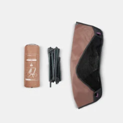 Quechua CHAISE BASSE PLIANTE DE CAMPING MH500 MARRON -Plein Air Fournitures Boutique chaise basse pliante de camping mh500 marron 2