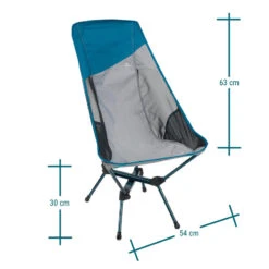 Quechua CHAISE BASSE PLIANTE DE CAMPING MH500 XL -Plein Air Fournitures Boutique chaise basse pliante de camping mh500 xl 3