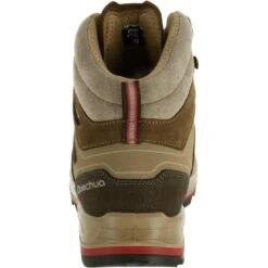 CHAUSSURES TREKKING CUIR IMPERMÉABLES - MT100 - BEIGE - FEMME HAUTE 11 CHAUSSURES TREKKING CUIR IMPERMÉABLES - MT100 - BEIGE - FEMME HAUTE -Plein Air Fournitures Boutique chaussures trekking cuir impermeables mt100 beige femme haute 3