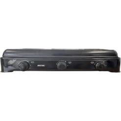 MPM Cuisinière à Gaz Portable Pour Le Camping Avec 3 Feux Couvercle Smile -Plein Air Fournitures Boutique cuisiniere a gaz portable pour le camping avec 3 feux couvercle smile 2