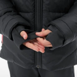 Quechua DOUDOUNE DE RANDONNÉE - HYBRIDE GRIS FONCE - ENFANT 7-15 ANS -Plein Air Fournitures Boutique doudoune de randonnee hybride gris fonce enfant 7 15 ans 4