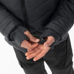 Quechua DOUDOUNE DE RANDONNÉE - HYBRIDE NOIRE - ENFANT 7-15 ANS -Plein Air Fournitures Boutique doudoune de randonnee hybride noire enfant 7 15 ans 5