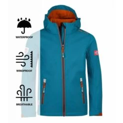 TROLLKIDS Enfants Trollfjord Veste Bleu Foncé/cannelle/bleu Nuit -Plein Air Fournitures Boutique enfants trollfjord veste bleu foncecannellebleu nuit 2