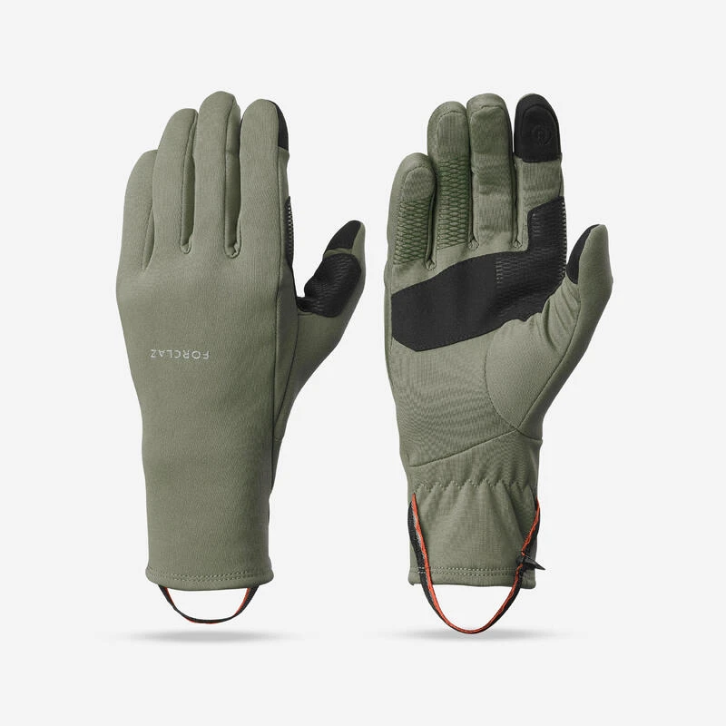 Gants Tactiles Et Stretch De Trekking Montagne - MT500 Kaki - Adulte 1 Gants Tactiles Et Stretch De Trekking Montagne - MT500 Kaki - Adulte