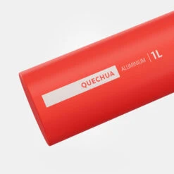 Quechua Gourde Alu 1L Avec Bouchon à Ouverture Rapide Pour La Randonnée - Rouge -Plein Air Fournitures Boutique gourde alu 1l avec bouchon a ouverture rapide pour la randonnee rouge 2