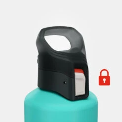 Quechua Gourde Alu 1L Avec Bouchon à Ouverture Rapide Pour La Randonnée - Vert -Plein Air Fournitures Boutique gourde alu 1l avec bouchon a ouverture rapide pour la randonnee vert 3