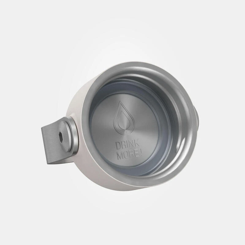 Quechua Gourde Inox 1L Avec Bouchon à Vis Pour La Randonnée - Blanc 6 Quechua Gourde Inox 1L Avec Bouchon à Vis Pour La Randonnée - Blanc – Image 6