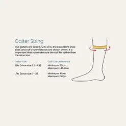 Guêtres De Terrain (set) - Noir -Plein Air Fournitures Boutique guetres de terrain set noir 2