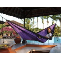 TICKET TO THE MOON Hamac Original Bleu / Turquoise -Plein Air Fournitures Boutique hamac original bleu turquoise 4