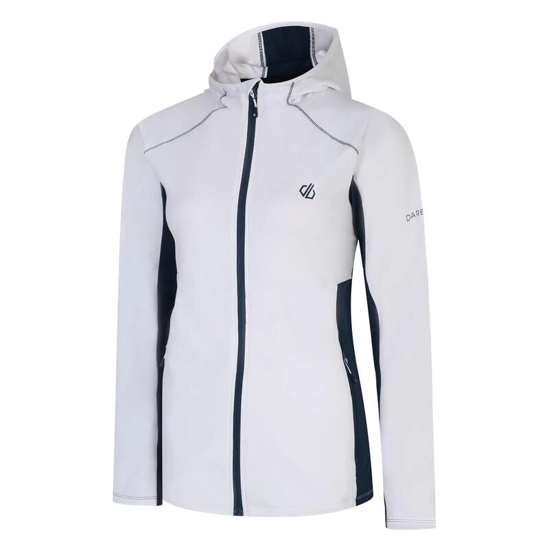 Dare 2b Haut De Sport CONVEY Femme (Blanc / Denim Sombre) 3 Dare 2b Haut De Sport CONVEY Femme (Blanc / Denim Sombre) – Image 3