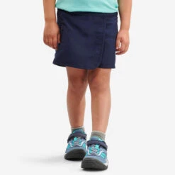 Quechua Jupe Short De Randonnée - MH100 KID Bleu Marine - Enfant 2-6 ANS