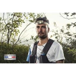 Lampe Frontale DIABLO - Bandeau Uni Coyote – Fabrication FRANCE -Plein Air Fournitures Boutique lampe frontale diablo bandeau uni coyote fabrication france 3