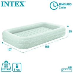 Matelas Gonflable - Intex Kidz - Matelas Gonflable Pour Enfants - 1 Personne -Plein Air Fournitures Boutique matelas gonflable intex kidz matelas gonflable pour enfants 1 personne 2