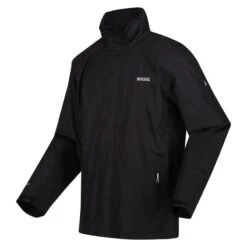 Regatta Matt Homme Randonnée Veste Imperméable - Noir -Plein Air Fournitures Boutique matt homme randonnee veste impermeable noir 2