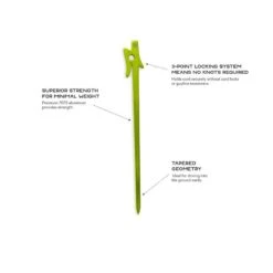Nemo Equipment Airpin Tent Pegs - 4 Pièces -Plein Air Fournitures Boutique nemo equipment airpin tent pegs 4 pieces 4