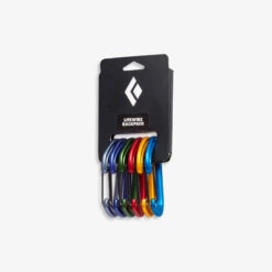 Black Diamond Pack De 6 Mousquetons Pour L'escalade Et L'alpinisme - LiteWire Rackpack