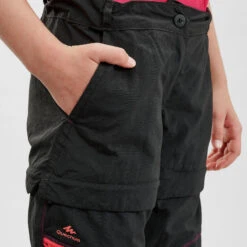 Quechua Pantalon De Randonnée Modulable - MH500 Noir Enfant 7-15 Ans -Plein Air Fournitures Boutique pantalon de randonnee modulable mh500 noir enfant 7 15 ans 4