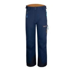 TROLLKIDS Pantalon De Ski Enfant Hallingdal Imperméable Et Respirant Bleu Marine/bronze
