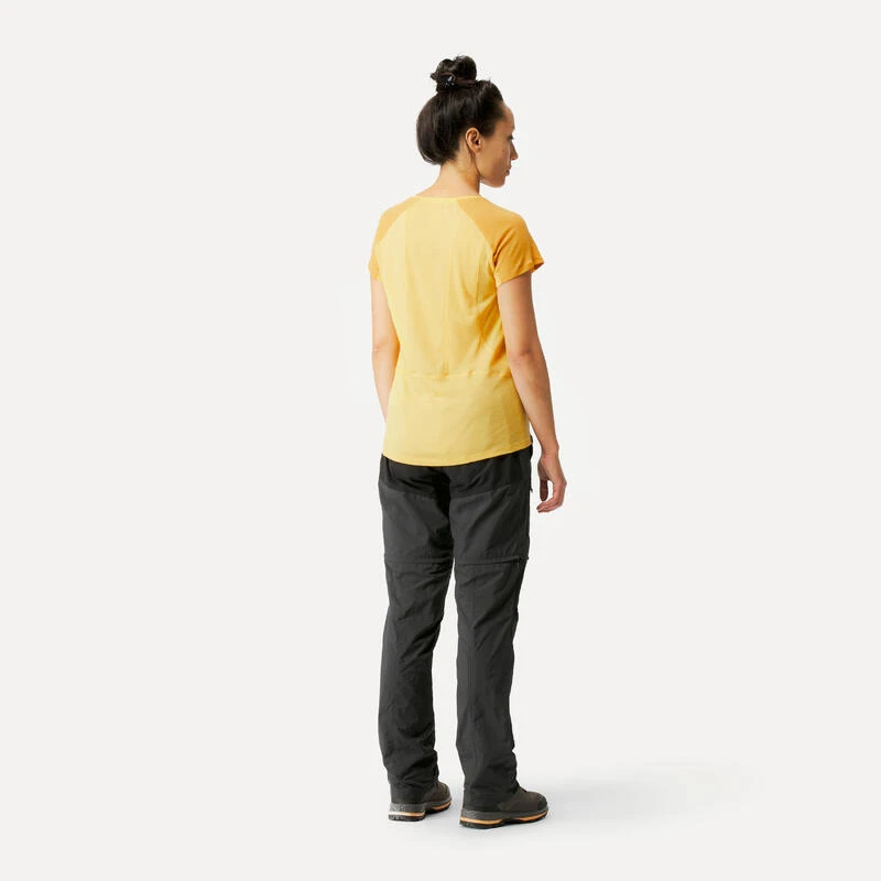 Pantalon Modulable 2 En 1 De Trek Montagne - MT100 Gris Femme 7 Pantalon Modulable 2 En 1 De Trek Montagne - MT100 Gris Femme – Image 7