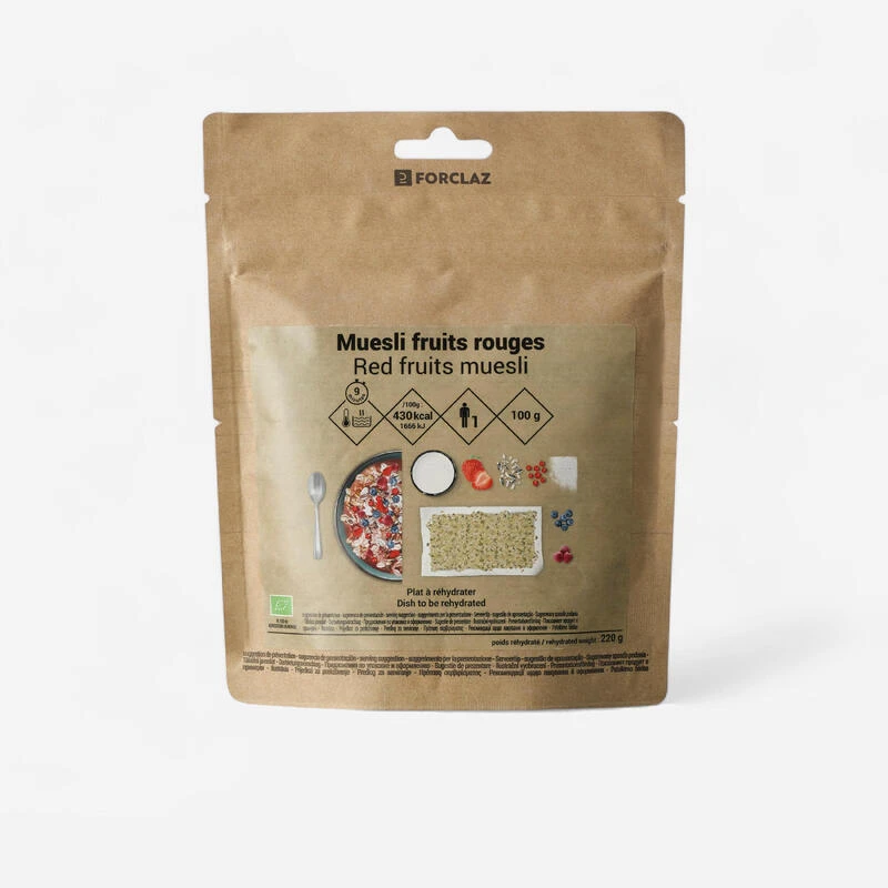 Petit-déjeuner Bio - Muesli Fruits Rouges - 100 G 1 Petit-déjeuner Bio - Muesli Fruits Rouges - 100 G