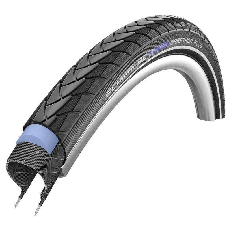 Pneu Vtc/urbain 700x38 Schwalbe Marathon Plus Noir Tr (40-622) 3 Pneu Vtc/urbain 700x38 Schwalbe Marathon Plus Noir Tr (40-622) – Image 3