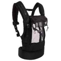 Porte-bébé PhysioCarrier 0m+ Noir Poche Anthracite -Plein Air Fournitures Boutique porte bebe physiocarrier 0m noir poche anthracite 2