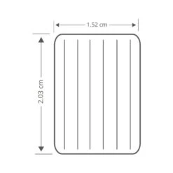 Intex Prestige Downy Jr. Twin Airbed - Lit Gonflable - 191x152x25cm - Avec Accessoires -Plein Air Fournitures Boutique prestige downy jr twin airbed lit gonflable 191x152x25cm avec accessoires 3