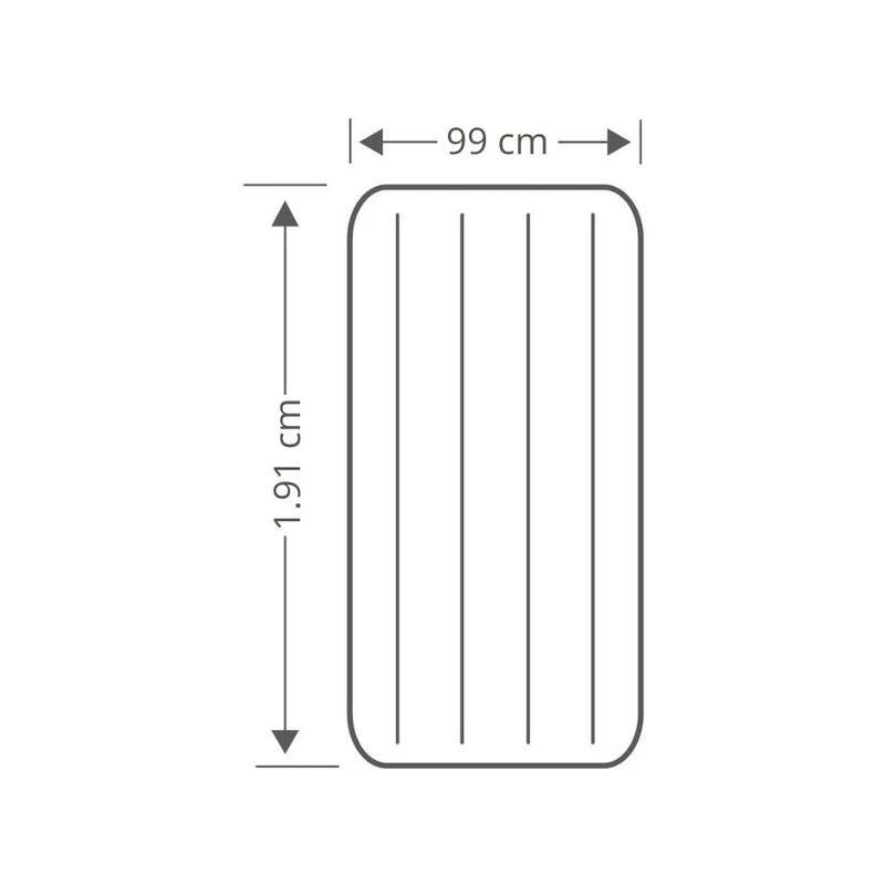Intex Prestige Downy Jr. Twin Airbed - Lit Gonflable - 191x99x25cm - Avec Accessoires 4 Intex Prestige Downy Jr. Twin Airbed - Lit Gonflable - 191x99x25cm - Avec Accessoires – Image 4