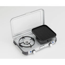 Campingaz Réchaud De Camping à Gaz 2 Feux Camp & Grill - Plancha, Grill Et Wok -Plein Air Fournitures Boutique rechaud de camping a gaz 2 feux camp and grill plancha grill et wok 2