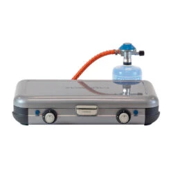 Campingaz Réchaud De Camping à Gaz 2 Feux Camp & Grill - Plancha, Grill Et Wok -Plein Air Fournitures Boutique rechaud de camping a gaz 2 feux camp and grill plancha grill et wok 4