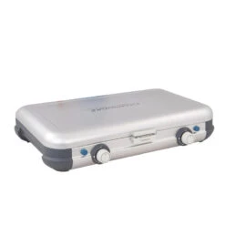 Campingaz Réchaud De Camping à Gaz 2 Feux Camp & Grill - Plancha, Grill Et Wok -Plein Air Fournitures Boutique rechaud de camping a gaz 2 feux camp and grill plancha grill et wok 5