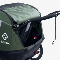 REMORQUE VELO HAMAX IXPLORER VERT -Plein Air Fournitures Boutique remorque velo hamax ixplorer vert 3