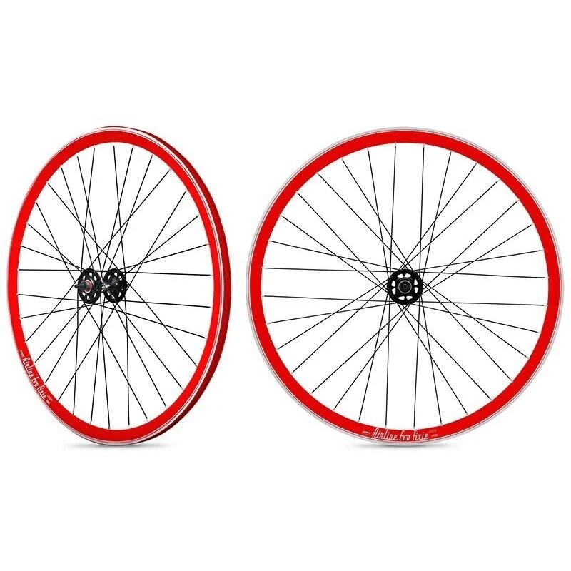 Roue Arriere Fixie Jante Rouge Moyeu Noir Rodi 1 Roue Arriere Fixie Jante Rouge Moyeu Noir Rodi
