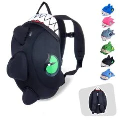 Sac à Dos Pour Enfants | Dragon Noir | Crazy Safety | Testé Et Certifié -Plein Air Fournitures Boutique sac a dos pour enfants dragon noir crazy safety teste et certifie 3