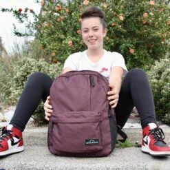 Sac à Dos Scolaire - Feather Bordeaux- Allège La Charge De 92% -Plein Air Fournitures Boutique sac a dos scolaire feather bordeaux allege la charge de 92 2